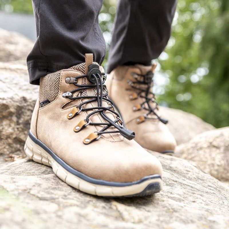 LOCK LACES أربطة قفل LOCK LACES للجنسين - أربطة قفل® سوداء للجزمة - مقاس واحد - Image 3
